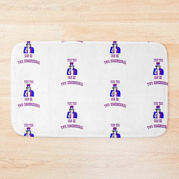 Item preview, You too, can be two dimensional. designed and sold by OrangeSwirly.