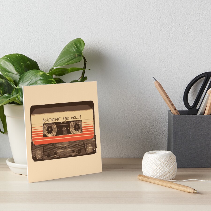 Galactic Soundtrack Art Board Print