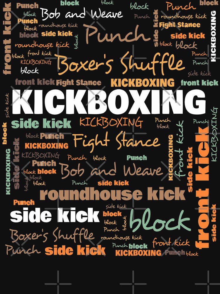 "Kickboxing Terminology Commonly Used Kickboxing Terms " Tshirt by