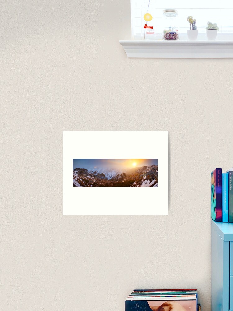 Thumbnail 2 of 3, Art Print, Foggy Dawn, Mt Howitt, Victoria, Australia designed and sold by Chockstone.
