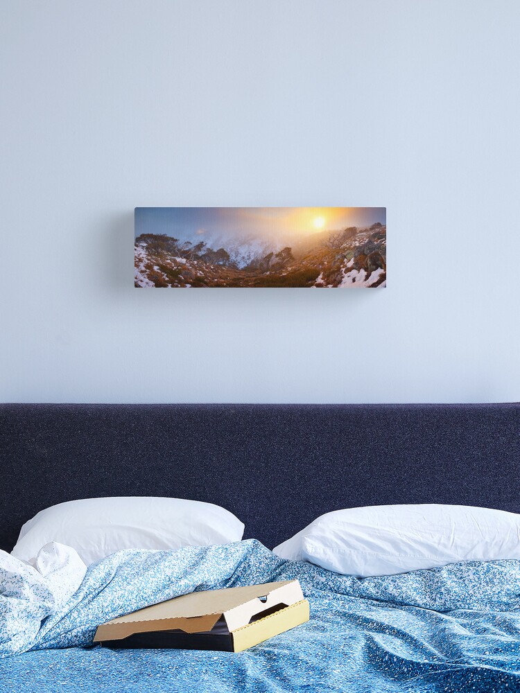 Thumbnail 2 of 3, Canvas Print, Foggy Dawn, Mt Howitt, Victoria, Australia designed and sold by Chockstone.
