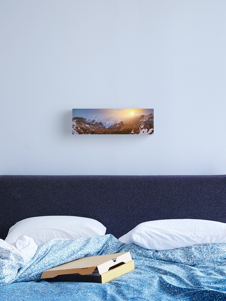 Thumbnail 2 of 3, Canvas Print, Foggy Dawn, Mt Howitt, Victoria, Australia designed and sold by Chockstone.