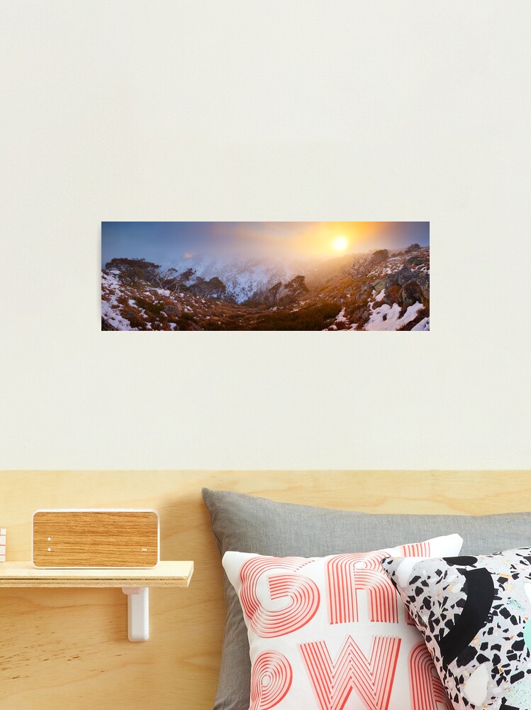Thumbnail 2 of 3, Photographic Print, Foggy Dawn, Mt Howitt, Victoria, Australia designed and sold by Chockstone.