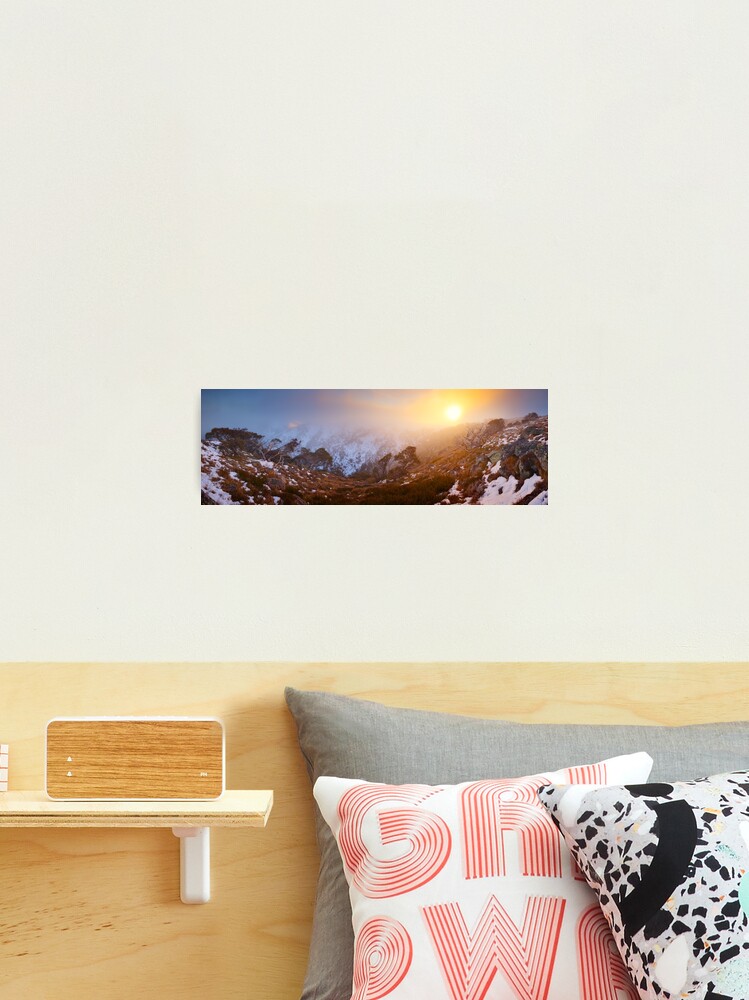 Thumbnail 2 of 3, Photographic Print, Foggy Dawn, Mt Howitt, Victoria, Australia designed and sold by Chockstone.