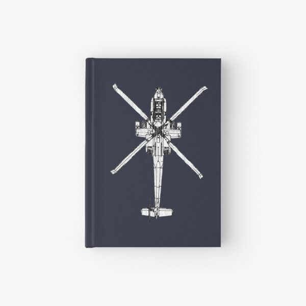Apache AH-64 Helicopter Hardcover Journal