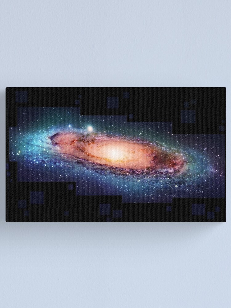 Thumbnail 1 of 3, Canvas Print, Boxy Andromeda designed and sold by echovolution.