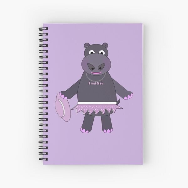 Fiona the Baby Hippo Gets Dressed Up Spiral Notebook
