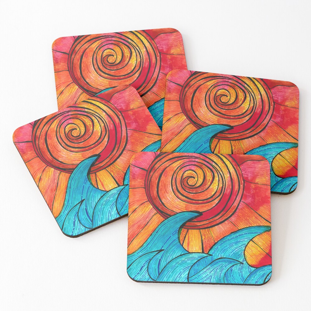 Item preview, Coasters (Set of 4) designed and sold by thepinkwoobie.