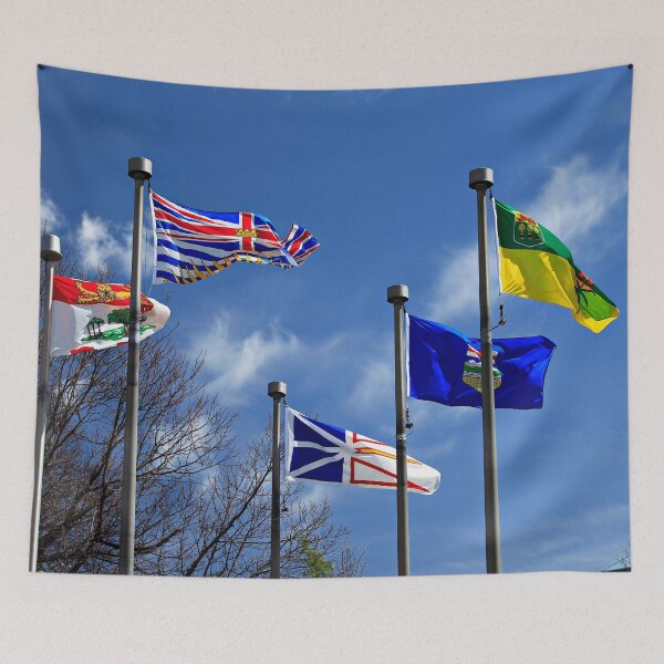 Item preview, Colourful Flags - Garden of the Provinces and Territories designed and sold by Yannik Hay.