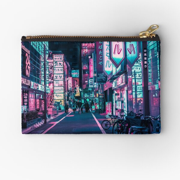Tokyo - A Neon Wonderland Zipper Pouch