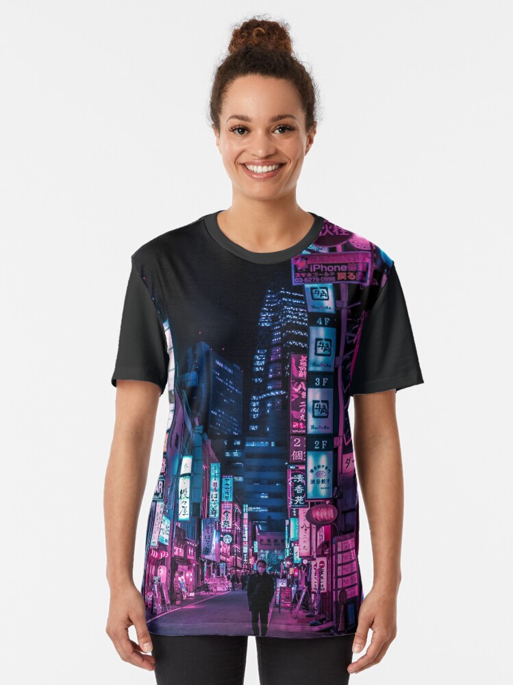 Alternate view of Stranger In The Night Graphic T-Shirt