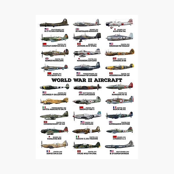 World War II Aircraft Photographic Print
