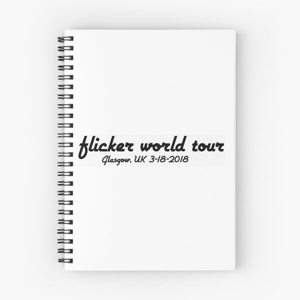 Item preview, Flicker World Tour w/custom show date - Glasgow designed and sold by randii m.