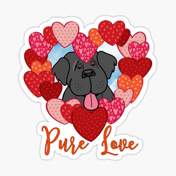 Pure Newfie Love Sticker