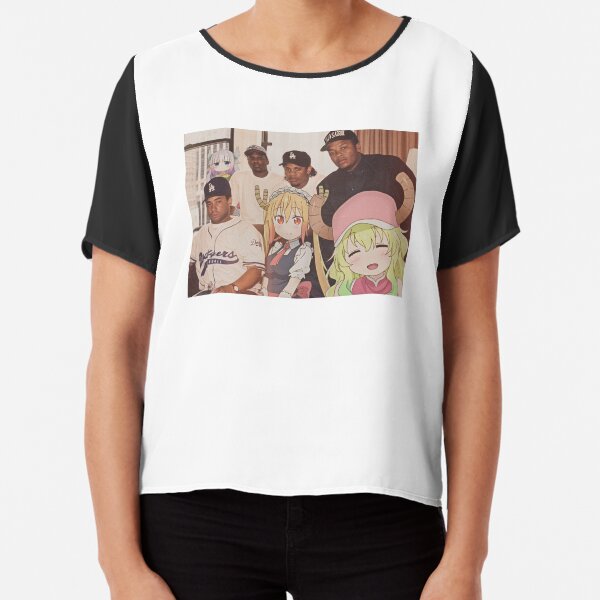 Maid Dragons and their crew Chiffon Top