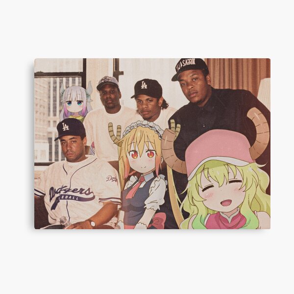 Maid Dragons und ihre Crew Leinwanddruck