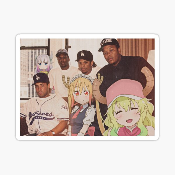 Maid Dragons et leur équipage Sticker