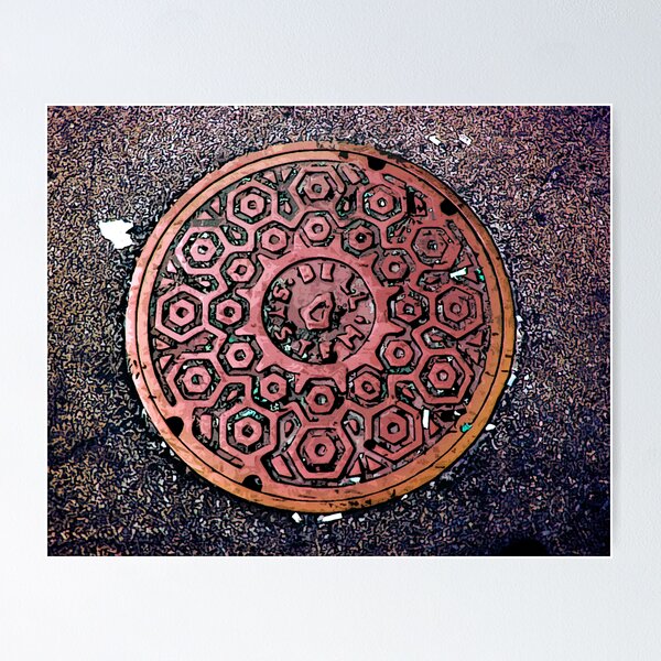 Item preview, manhole cover designed and sold by brian gregory.