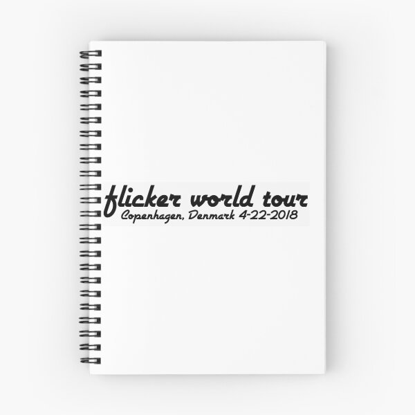 Item preview, Flicker World Tour w/custom show date - Copenhagen designed and sold by randii m.