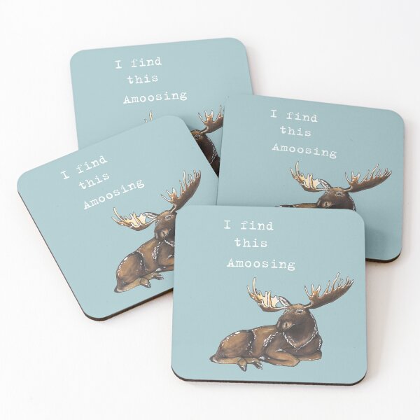Item preview, Moose - Animal Series designed and sold by BeeHappyShop.