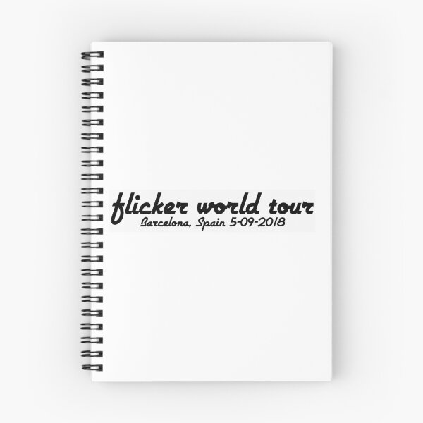 Item preview, Flicker World Tour w/custom show date - Barcelona designed and sold by randii m.