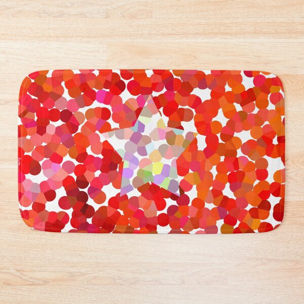 Item preview, I am dotty about this Pink Star on Red designed and sold by ellenhenry.