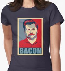 Ron hope swanson Women's Fitted T-Shirt