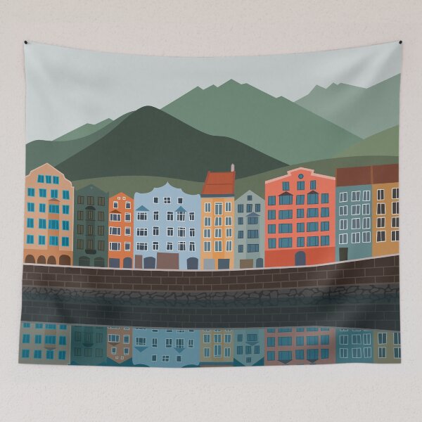 Item preview, Village row of houses designed and sold by rice-shirts.