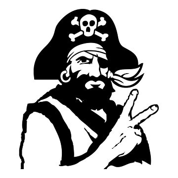Artwork thumbnail, Pirate Peace Sign Symbol by mindofpeace