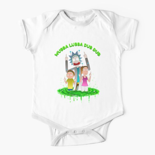 WUBBA LUBBA DUB DUB Short Sleeve Baby One-Piece