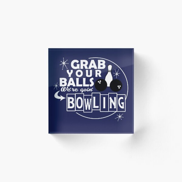 Aperçu de l'œuvre Prends tes balles, nous allons au bowling créée et vendue par LAForrest.