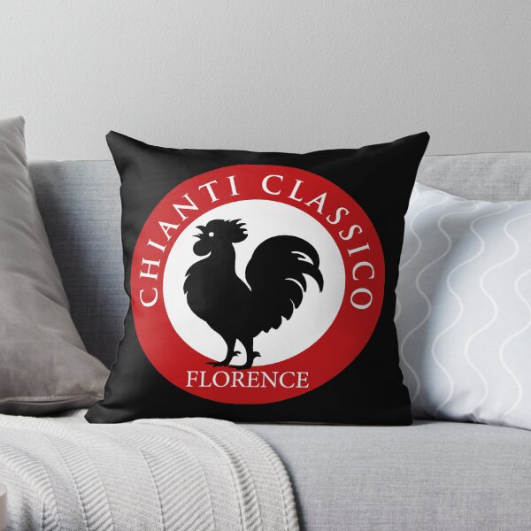 Black Rooster Florence Chianti Classico Throw Pillow