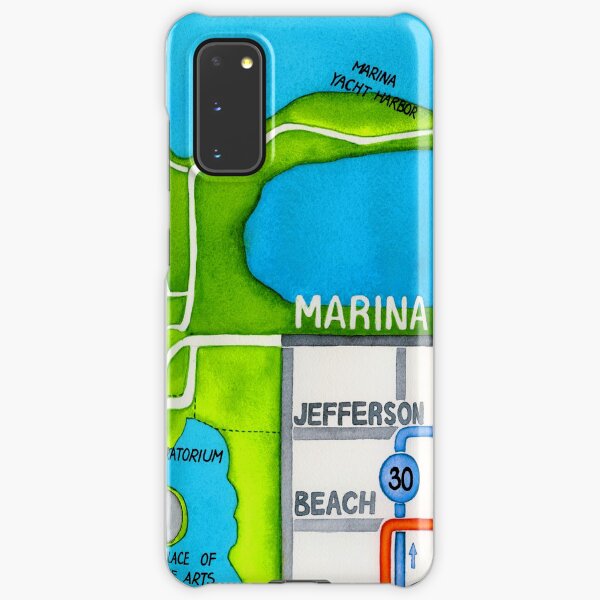 San Francisco map - Marina Samsung Galaxy Snap Case
