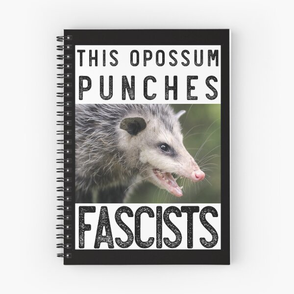 Item preview, This opossum also punches fascists designed and sold by Phosfate.