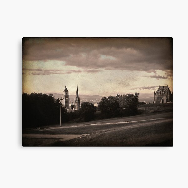 Vintage Quebec City Canvas Print