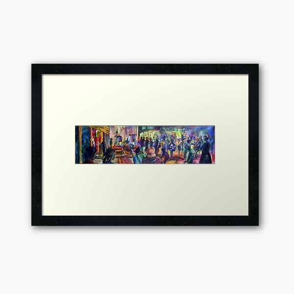 Agnes Tavern - Jam session Framed Art Print