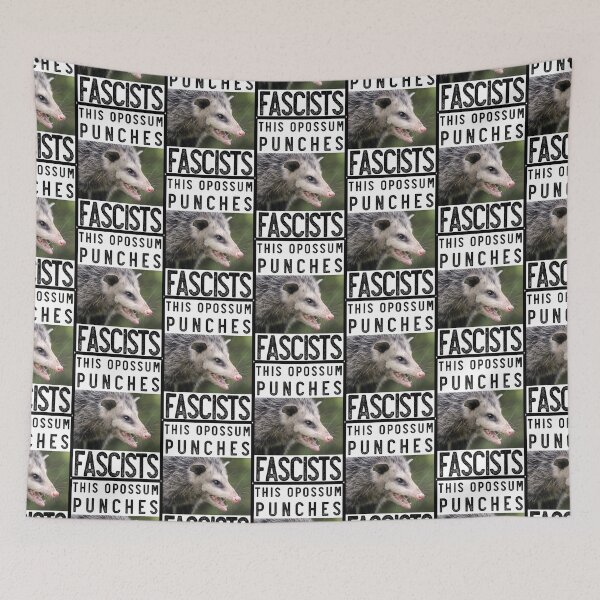 Item preview, This opossum also punches fascists designed and sold by Phosfate.