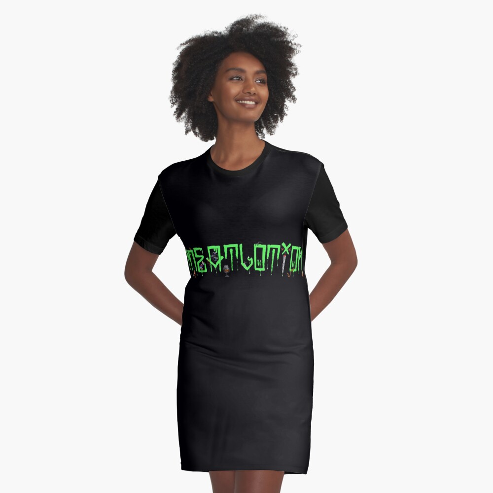 Item preview, Graphic T-Shirt Dress designed and sold by MeaTLoTioN.