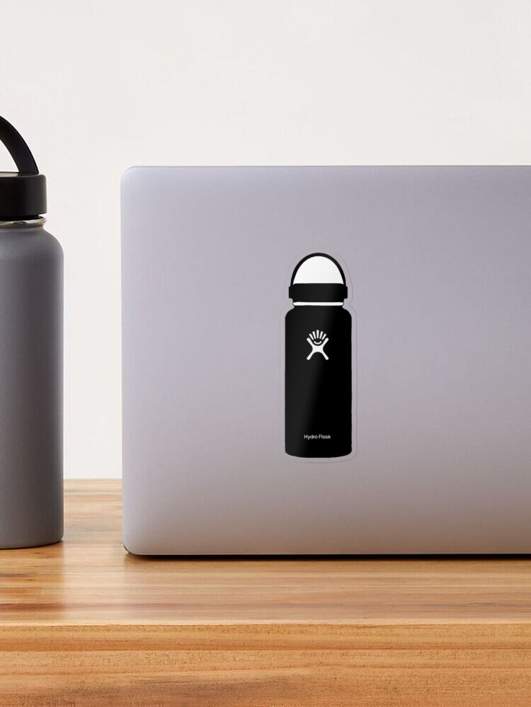 Black HydroFlask Sticker Sticker for Sale by Lit-Merchandise