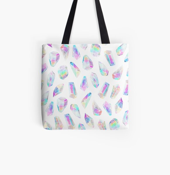Aura Polygons All Over Print Tote Bag