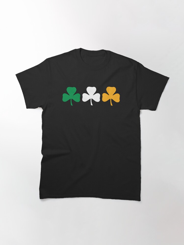 Thumbnail 2 of 7, Classic T-Shirt, Ireland Shamrock Flag designed and sold by HolidayT-Shirts.