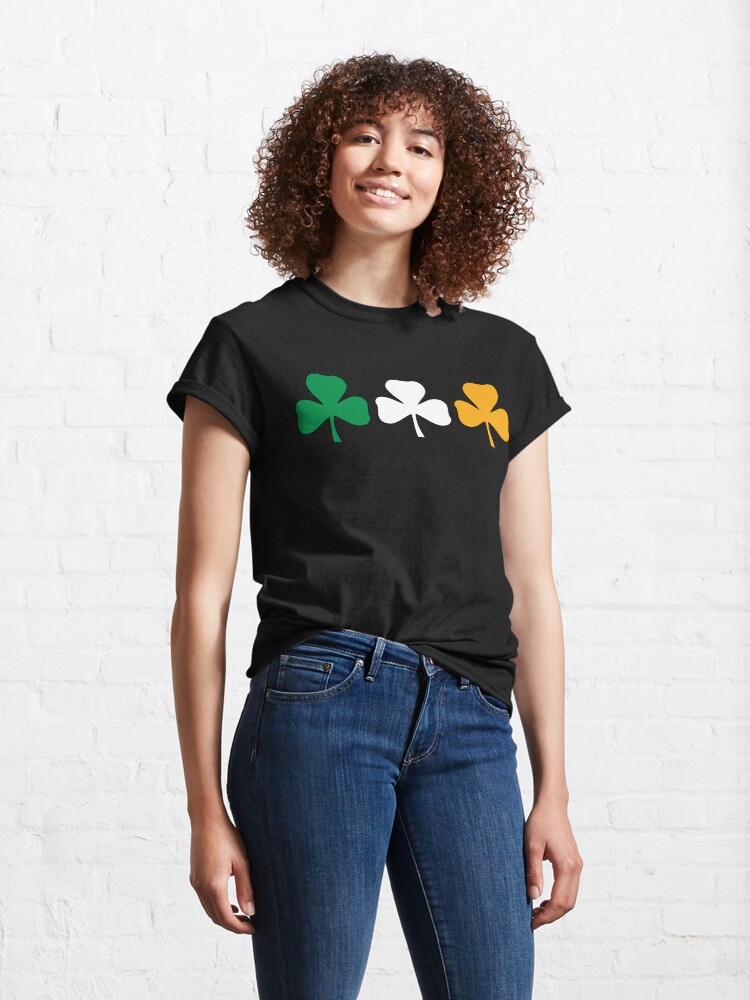 Thumbnail 4 of 7, Classic T-Shirt, Ireland Shamrock Flag designed and sold by HolidayT-Shirts.