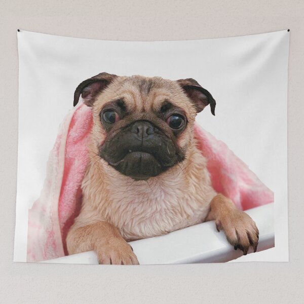 Item preview, Bathing Pug designed and sold by MOKA META.