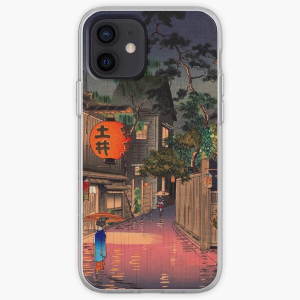 Evening At Ushigome By Tsuchiya Koitsu iPhone Soft Case