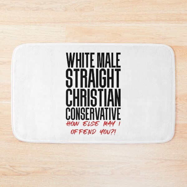 Item preview, White Straight Conservative Christian designed and sold by shirtoftheday.