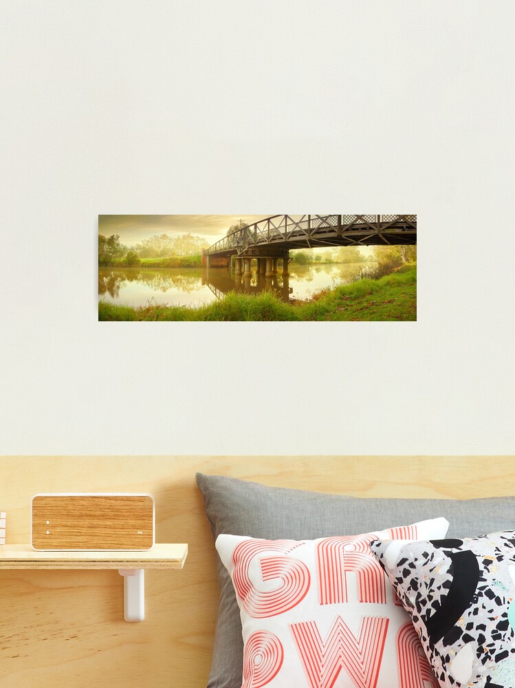 Thumbnail 2 of 3, Photographic Print, Sale Swing Bridge, Victoria, Australia designed and sold by Chockstone.
