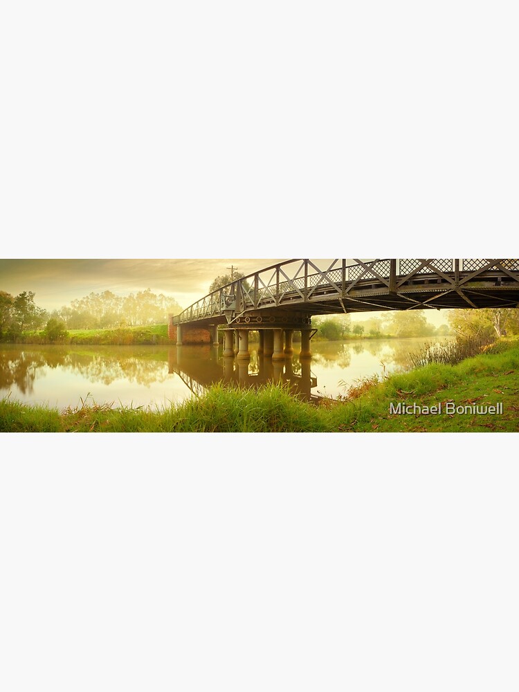 Thumbnail 2 of 2, Greeting Card, Sale Swing Bridge, Victoria, Australia designed and sold by Chockstone.
