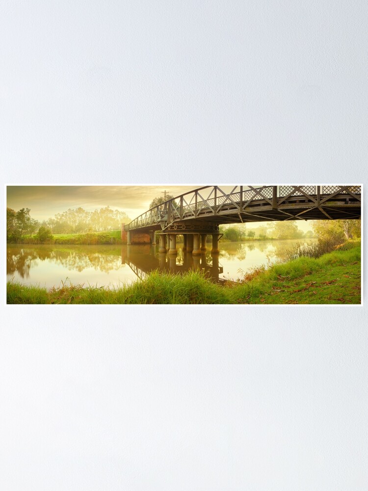 Thumbnail 1 of 3, Poster, Sale Swing Bridge, Victoria, Australia designed and sold by Chockstone.