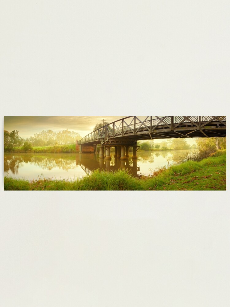 Thumbnail 1 of 3, Photographic Print, Sale Swing Bridge, Victoria, Australia designed and sold by Chockstone.