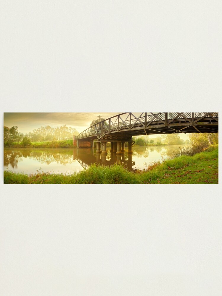 Thumbnail 1 of 3, Photographic Print, Sale Swing Bridge, Victoria, Australia designed and sold by Chockstone.